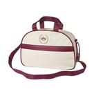 Bolsa Maternidade Basic Palha e Bordô M Bolsa Maternidade Basic Palha e Bordô M