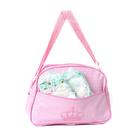 Bolsa Maternidade com 02 Fraldas para Boneca Bebê Reborn Rosa