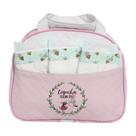 Bolsa Maternidade com 03 Fraldas para Boneca Bebê Reborn Rosa