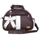 Bolsa Maternidade Laço Luxo Café