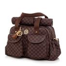 Bolsa Maternidade Lequiqui Escocesa Grande - Marrom