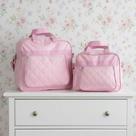 Bolsa Maternidade Matelada Infantil Kit 2 Peças para Bebê Menina Menino - Marias Baby
