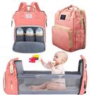 Bolsa Maternidade Multifuncional Resistente Berço Portatil Mamãe e Papai Bolsa Maternidade Multifuncional Resistente Berço Portatil Mamãe e Papai