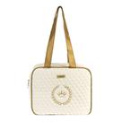 Bolsa Maternidade Puppi Coroa Palha e Dourado P
