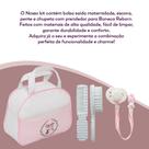 Bolsa Maternidade Rosa com Pentinho e Escovinha para Boneca