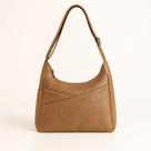 Bolsa Media Alça Transversal Divisorias Feminina de Ombro Estilo Saco Média Couro Moderna Tipo Estilo Carteiro
