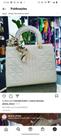 Bolsa média creme