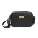 Bolsa Média Feminina Bordada Quadrada Bolsa Média Feminina Bordada Quadrada