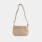 Bolsa Melissa Tiracolo em Couro Nude