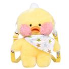Bolsa mensageiro de ombro Yellow Duck Plush 14x13x29cm