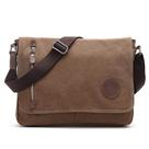 Bolsa Messenger AUGUR unissex de lona de 13 polegadas para café para laptop