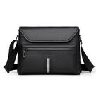 Bolsa Messenger Bolsa de ombro de couro PU para homens