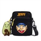 Bolsa Messenger Bolsa de ombro de lona Jeffys Anime para mulheres