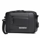 Bolsa Messenger, bolsa tiracolo de couro PU com USB