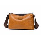 Bolsa Messenger, bolsa tiracolo de couro PU para homens