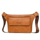 Bolsa Messenger, bolsa tiracolo de couro PU para homens