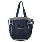 Bolsa Messenger, bolsa tiracolo jeans para mulheres 30x11x33cm