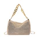 Bolsa Messenger Coreana 2024 - Moda Tendência Brilhante com Detalhes em Diamante