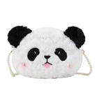 Bolsa Messenger Cute Panda Anime Plush para crianças de 2 a 10 anos