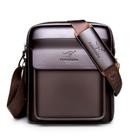 Bolsa Messenger de couro para homens, bolsa tiracolo elegante