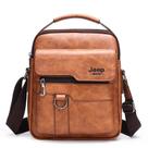 Bolsa Messenger de couro para homens, bolsa tiracolo elegante
