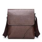 Bolsa Messenger de couro para homens, bolsa tiracolo empresarial