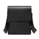 Bolsa Messenger de couro para homens, bolsa tiracolo empresarial