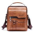 Bolsa Messenger de couro premium para homens - 22x8x26cm