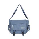 Bolsa Messenger de lona, bolsa de ombro em estilo coreano, azul Bolsa Messenger de lona, bolsa de ombro em estilo coreano, azul