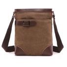 Bolsa Messenger de lona, bolsa de ombro tiracolo para homens