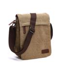 Bolsa Messenger de lona, bolsa tiracolo de ombro para homens