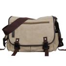 Bolsa Messenger de lona clássica para homens 37x12x30cm Bolsa Messenger de lona clássica para homens 37x12x30cm