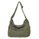 Bolsa Messenger de lona coreana vintage para mulheres 33x17x35 cm