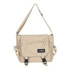 Bolsa Messenger de lona Harajuku Utility Style 30x10x25cm