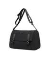 Bolsa Messenger de lona impermeável para homens - preta