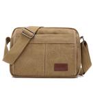 Bolsa Messenger de lona para homens, bolsa de ombro tiracolo casual