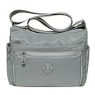 Bolsa Messenger de nylon para mulheres impermeável 26x10x20cm preta