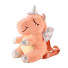 Bolsa Messenger Doll Unicorn Doll Anime Plush de 25 cm para crianças
