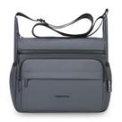 Bolsa Messenger em couro PU impermeável para homens 26x10x21cm Bolsa Messenger em couro PU impermeável para homens 26x10x21cm