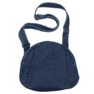 Bolsa Messenger em forma de concha jeans para mulheres