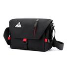 Bolsa Messenger em tecido Oxford resistente à água para homens 30x12x23cm