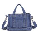 Bolsa Messenger Jeans para mulheres, mini bolsa tiracolo