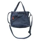 Bolsa Messenger Jeans Trendy, bolsa tiracolo feminina de 24 cm