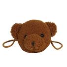 Bolsa Messenger Little Bear Anime Plush para crianças de 2 a 10 anos