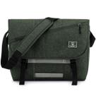 Bolsa Messenger OIWAS para Laptop 15,6" - Verde Escuro - Unissex