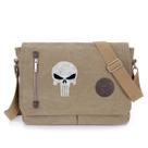 Bolsa Messenger Punishers Anime de ombro em lona 35x12x26cm