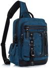 Bolsa Messenger Schkleier Canvas Sling Crossbody para homens