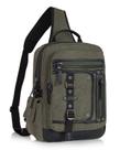 Bolsa Messenger Schkleier Canvas Sling Crossbody para homens