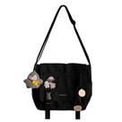 Bolsa Messenger Style Harajuku para estudantes com estética escura