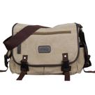 Bolsa Messenger, tela moderna para homens, 33x12x25cm, genérica